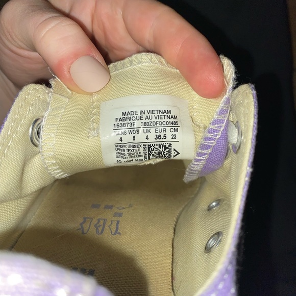 Purple Converse - Picture 3 of 3